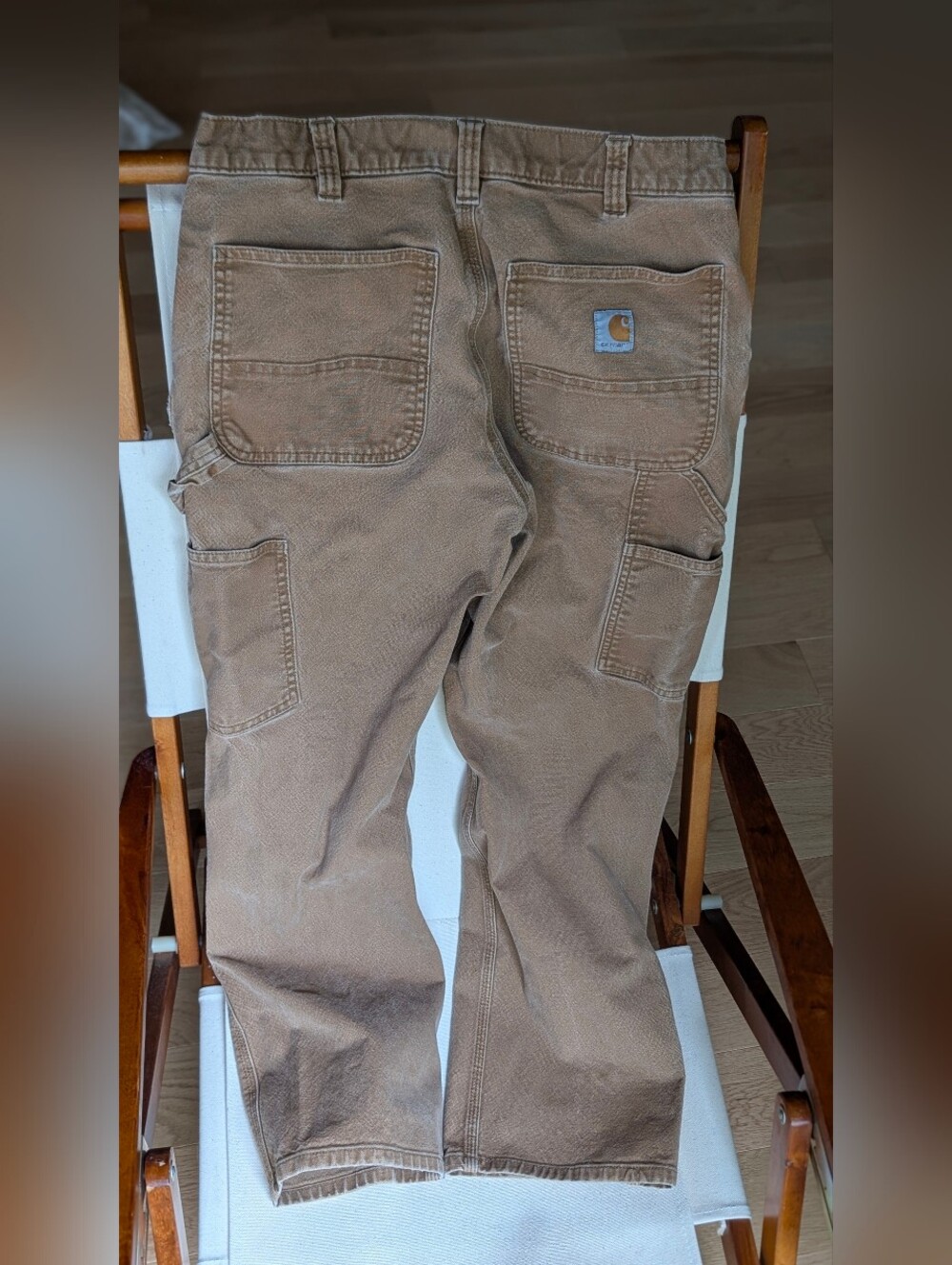 Carhartt RUGGED FLEX® RELAXED FIT DUCK DOUBLE-FRONT UTILITY WORK PANT 33 x 30